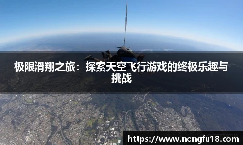 极限滑翔之旅：探索天空飞行游戏的终极乐趣与挑战